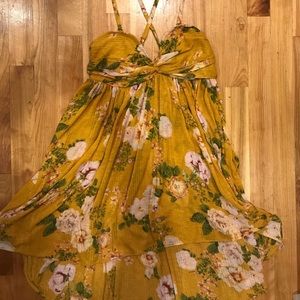 Free people floral strappy tunic